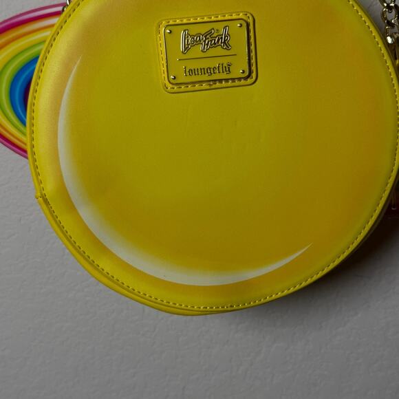 Loungefly Lisa Frank Rainbow Saturn Crossbody - Picture 3 of 5